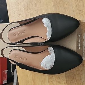 Madewell Slingbacks In Leather